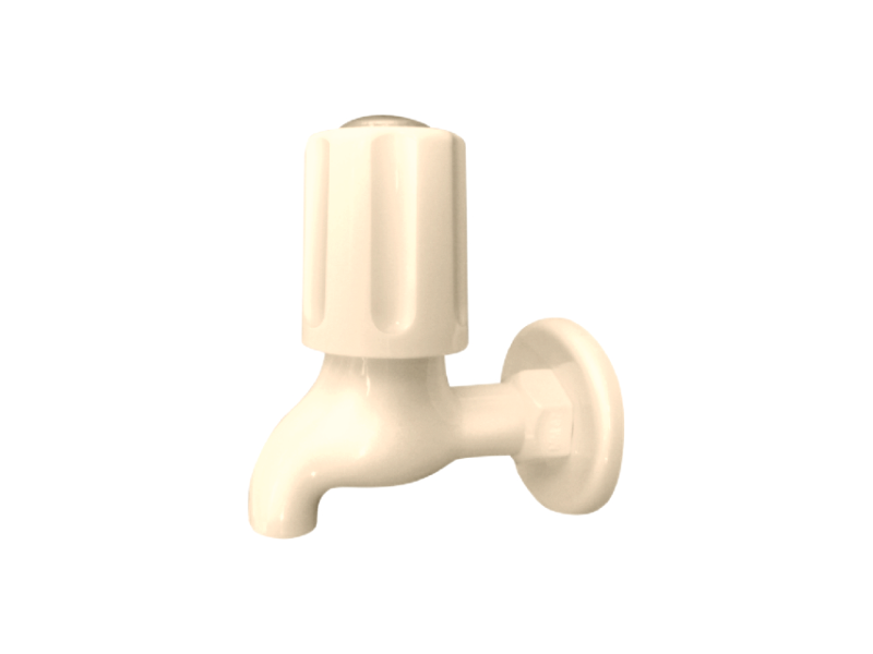 Bib Cock with Flange